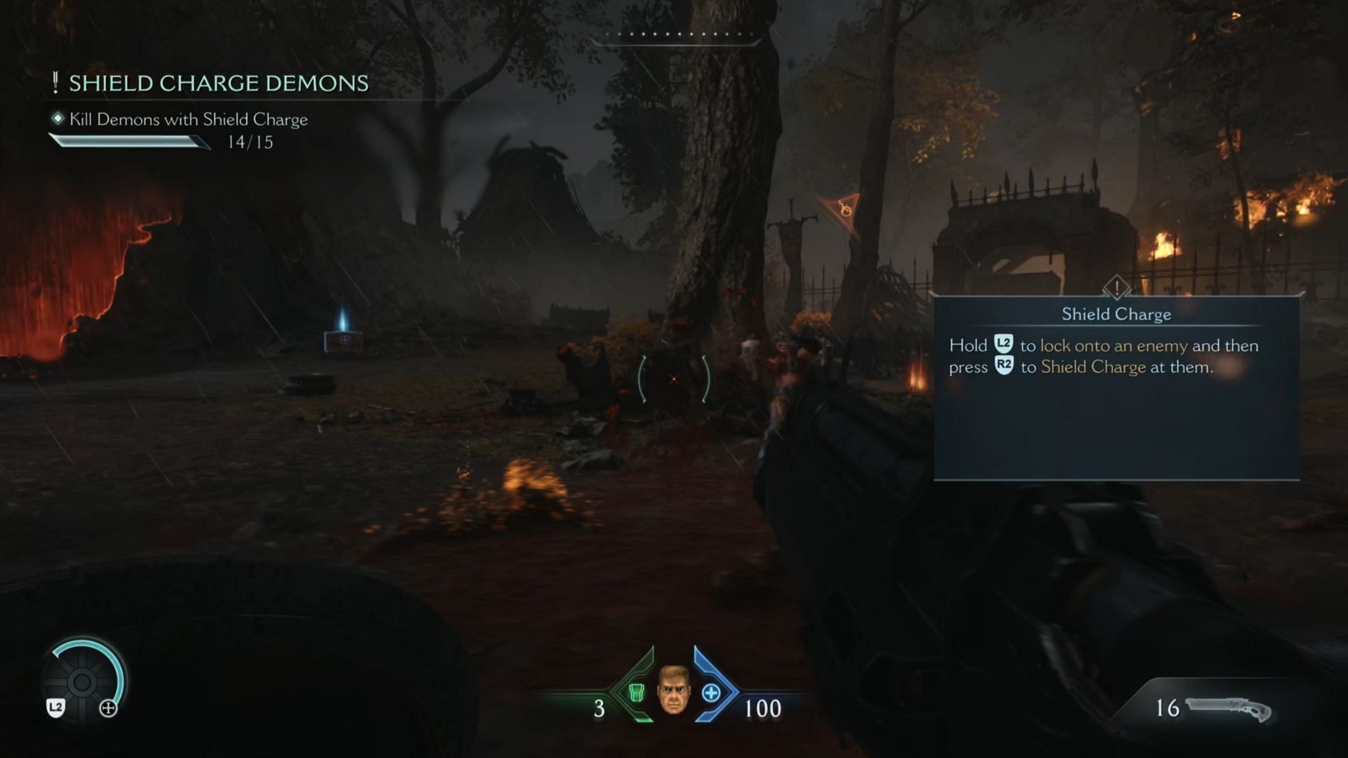 You're going to get a lot of use out of the Shield Charge (Image via Bethesda)